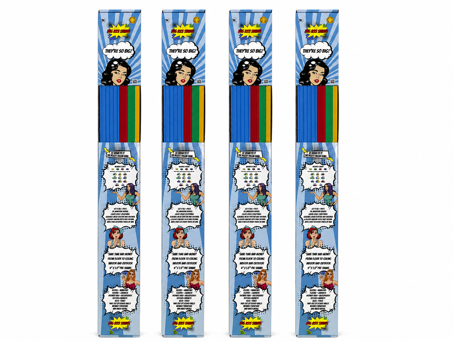 Big Ass Shims™ Contractor 4-Pack Bundle (Best Value)
