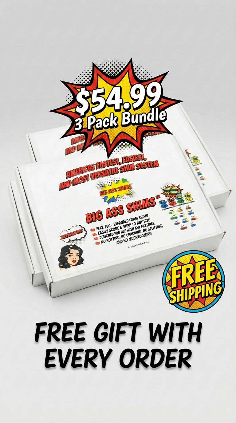 Big Ass Shims ™ Small But Mighty 3 Pack Bundle